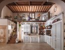 Cucina in finta muratura