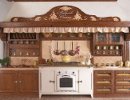 Cucina rustica in castagno